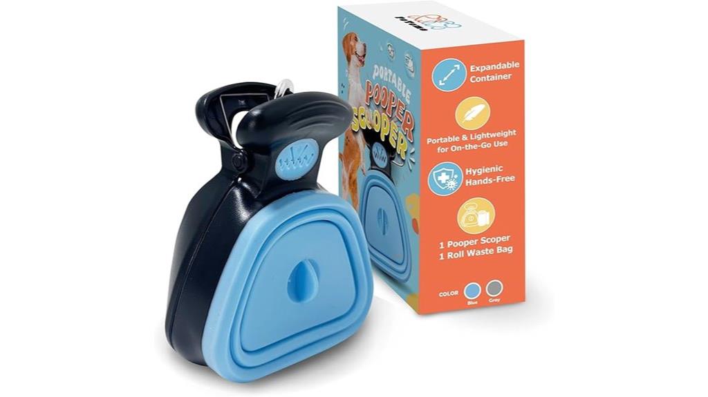 portable bag dispenser scoop