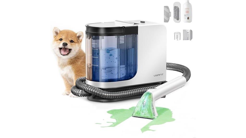 portable carpet cleaner suction