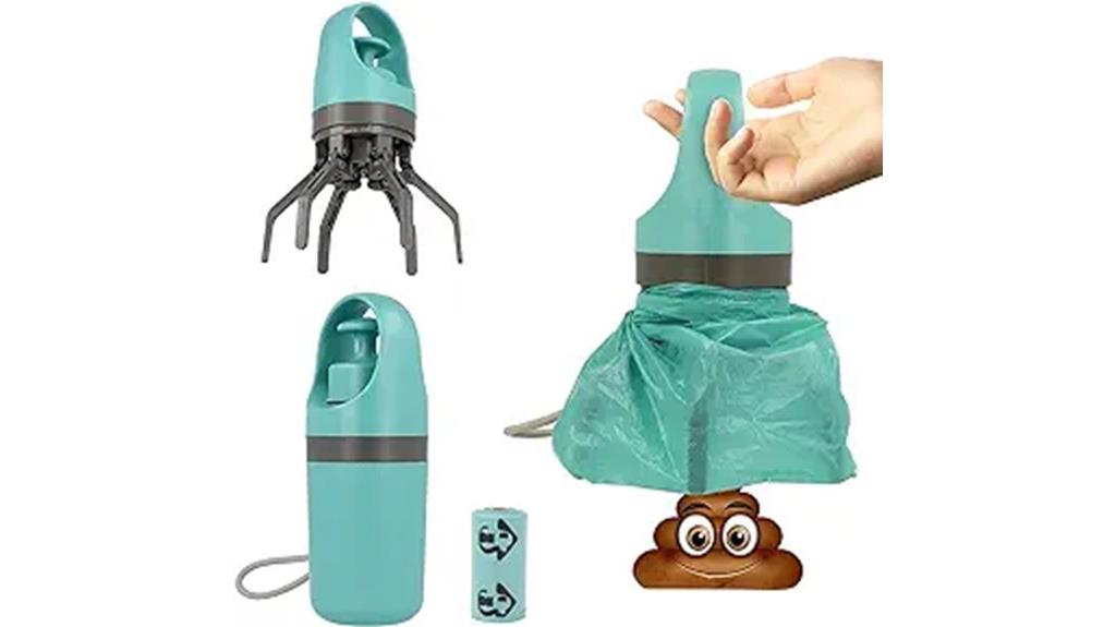 portable no touch waste cleaner