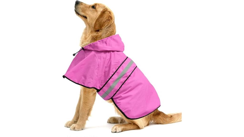 reflective waterproof dog coat