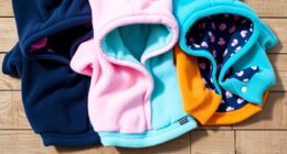 reversible fleece dog hoodies