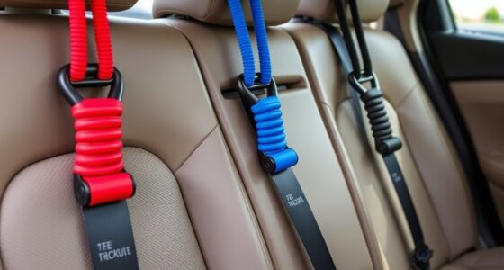 secure bungee seatbelt tethers