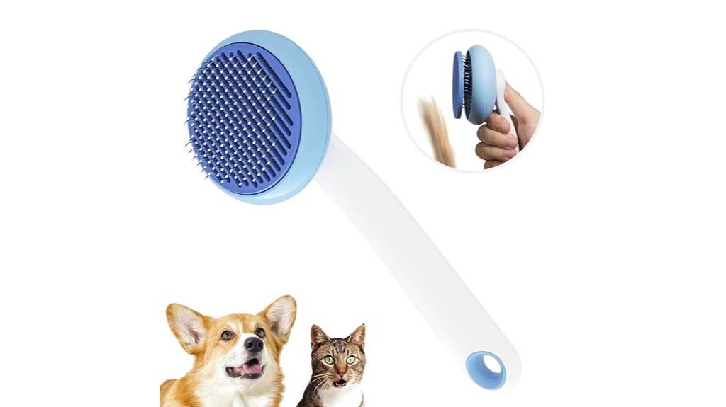 self cleaning pet brush