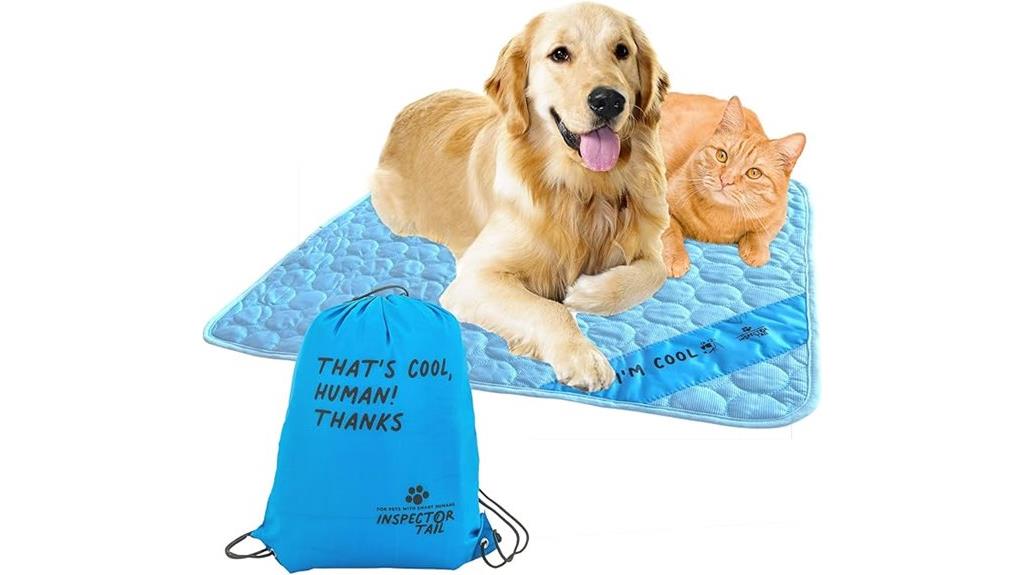 self cooling dog mat