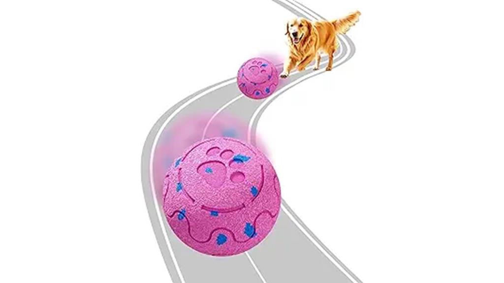 self moving waterproof dog toy