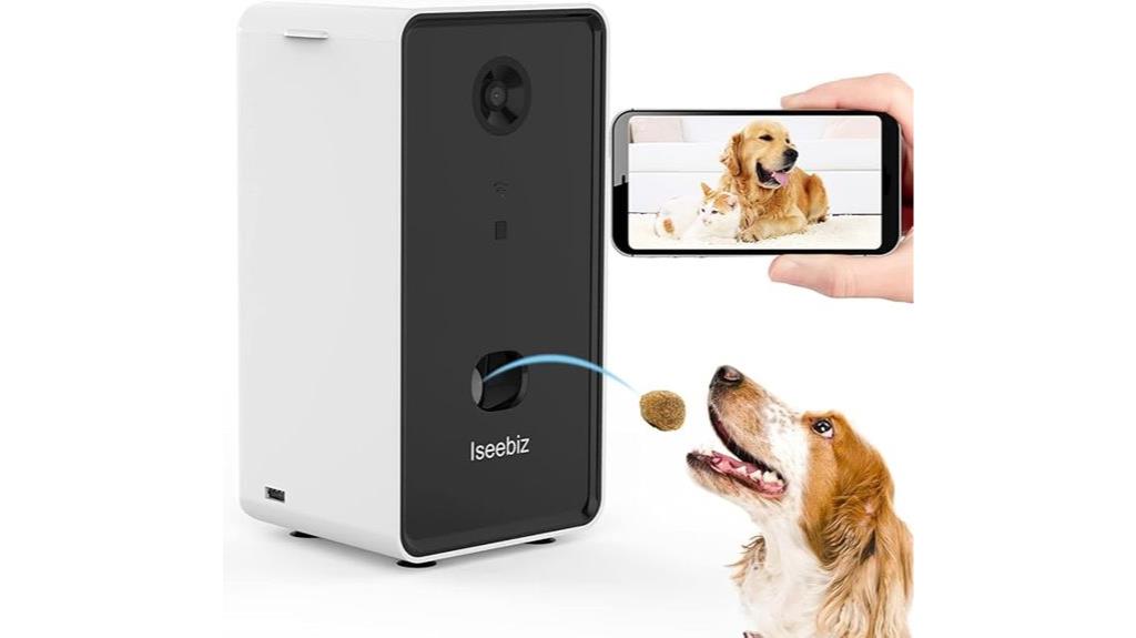 smart pet camera with dispenser