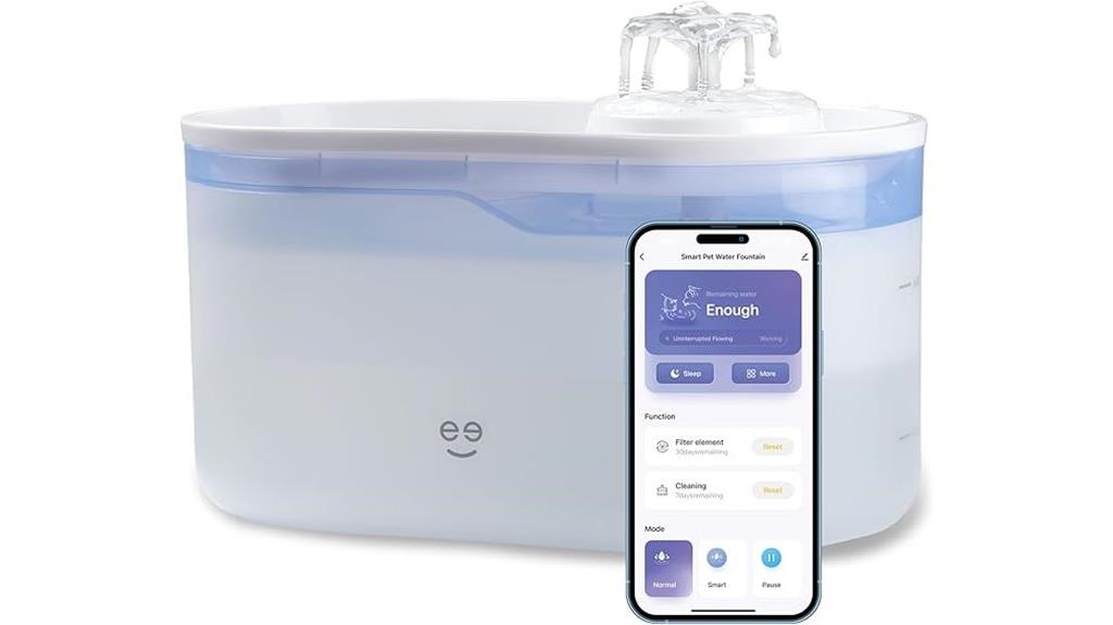 smart wi fi pet fountain