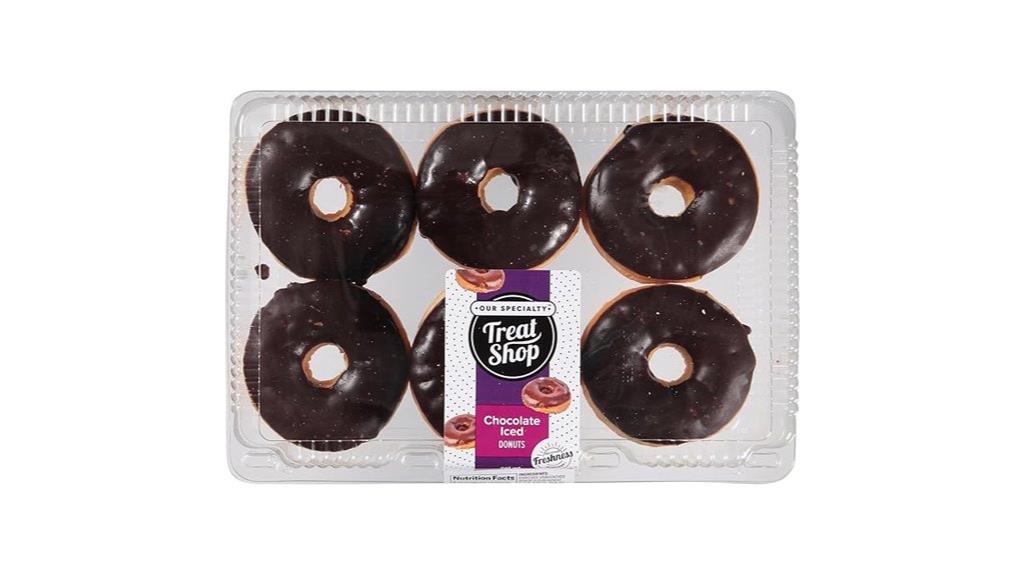 specialty chocolate iced donuts