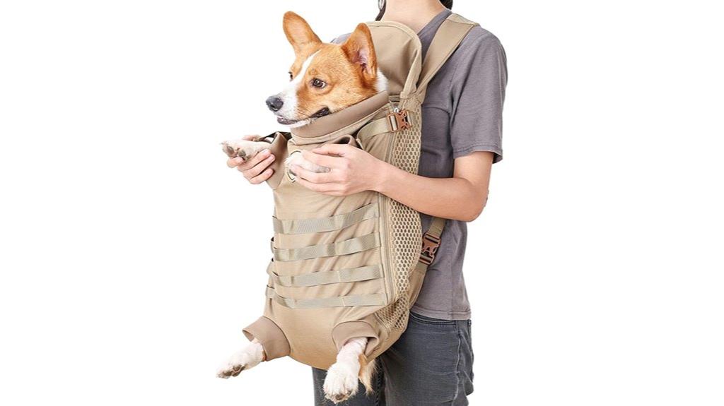 tactical dog backpack carrier