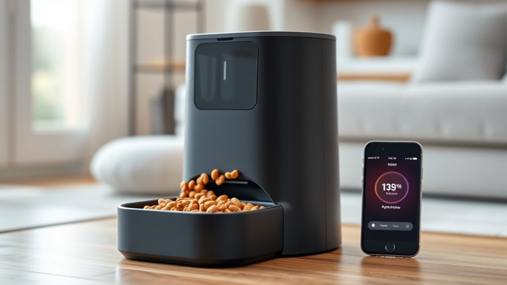 top app controlled pet feeders