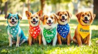 top custom dog bandanas