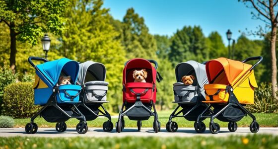 top foldable dog strollers