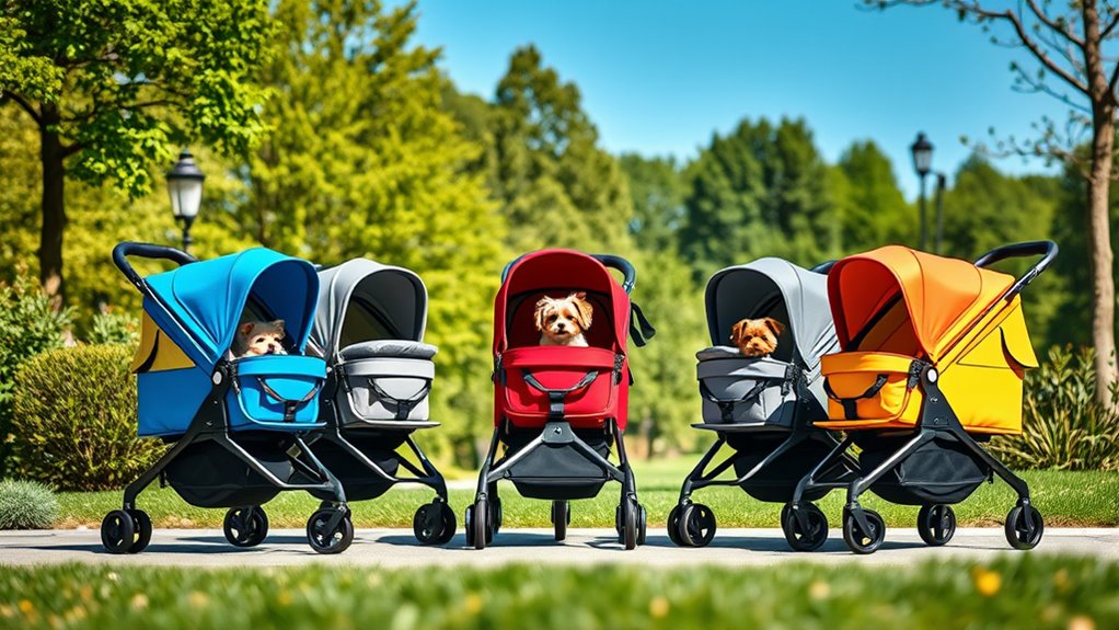 top foldable dog strollers