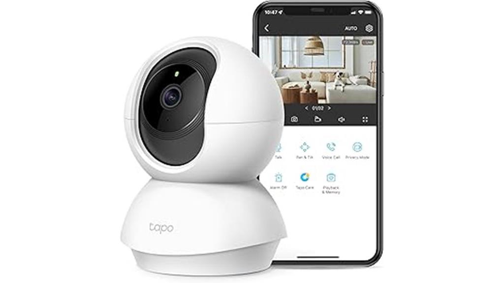 tp link 2k pan tilt camera