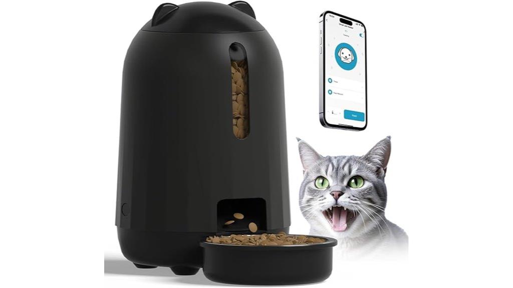 wifi enabled automatic cat feeder