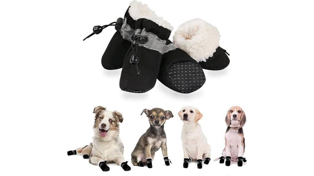 winter dog shoe protection