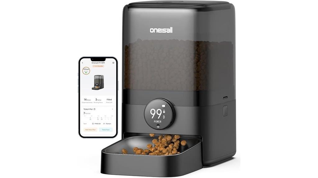 wireless cat food dispenser