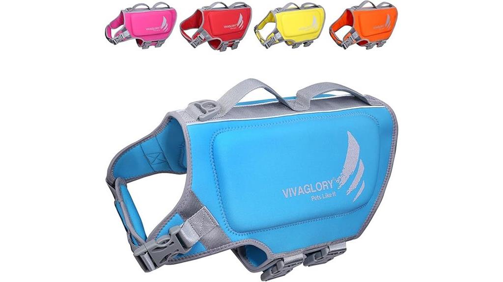 xl blue dog life vest