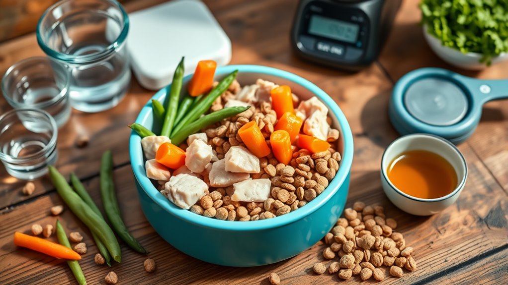 balanced dog nutrition and routines