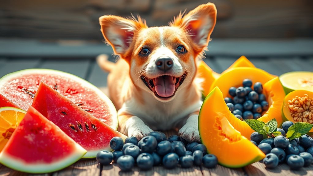 dog friendly seasonal fruit snacks