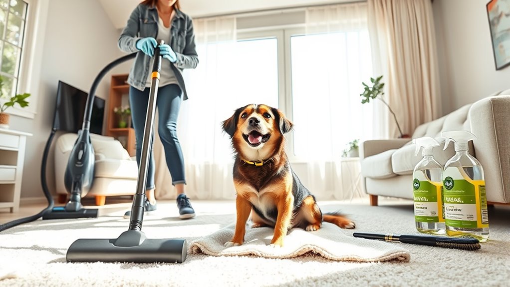 effective pet hair and odor management