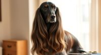 elegant afghan hound styling