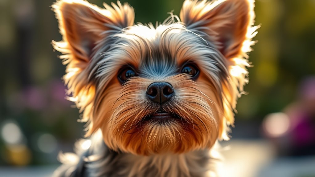 elegant spirited small dog