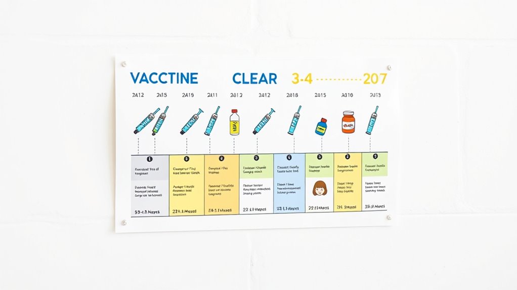 follow vaccination schedule precisely