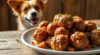 high protein dog meatball snacks