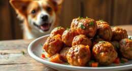 high protein dog meatball snacks
