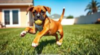 loyal and playful boxer