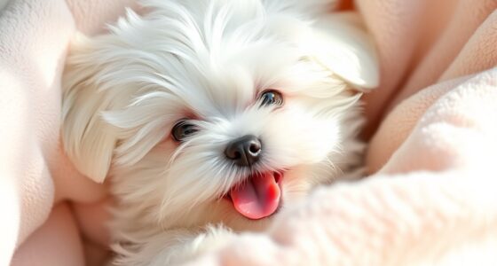 maltese dogs playful and caring