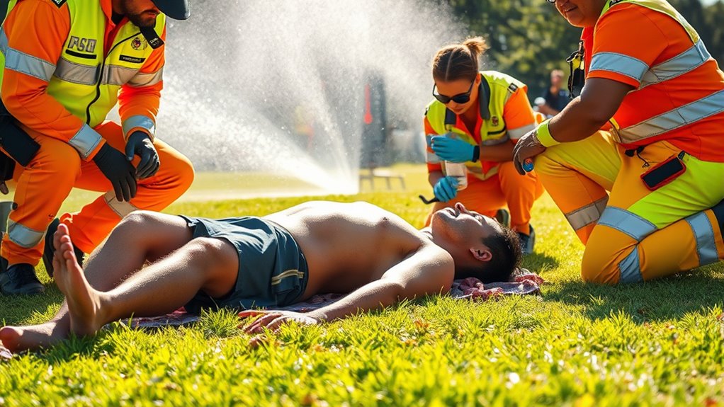 managing heatstroke emergency situations