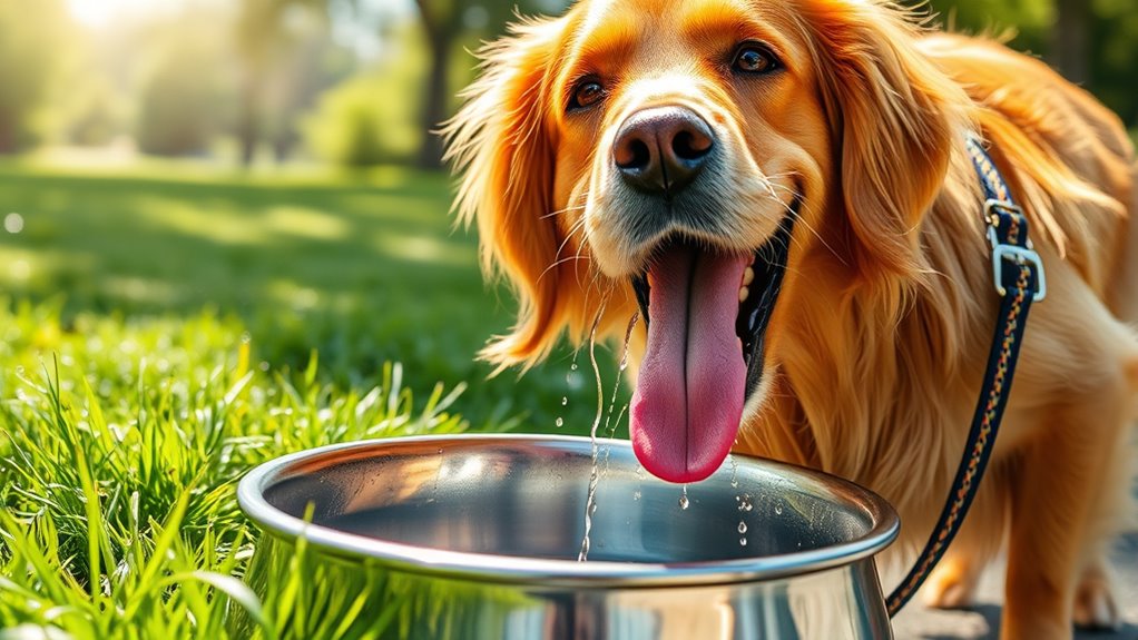 monitor dog hydration signs