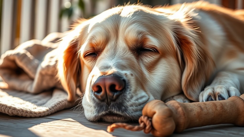 support senior dogs emotional health