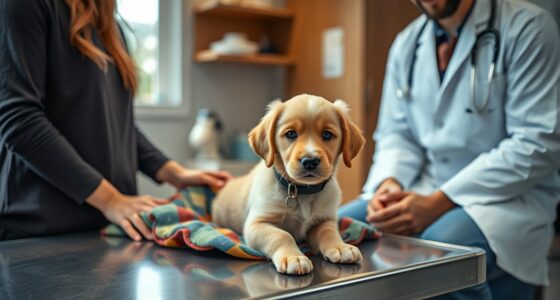 training dogs for veterinary appointments