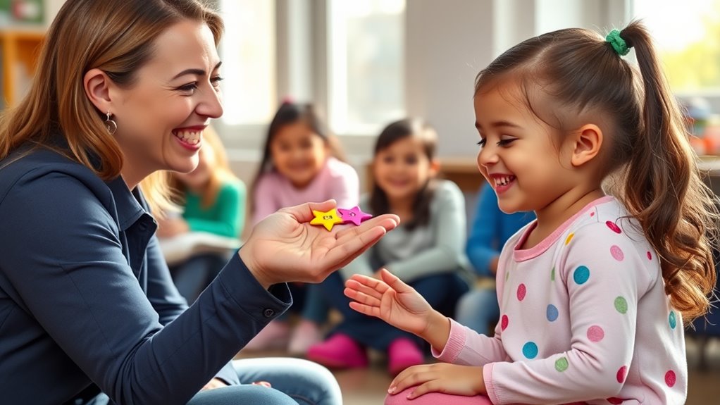 use consistent positive reinforcement