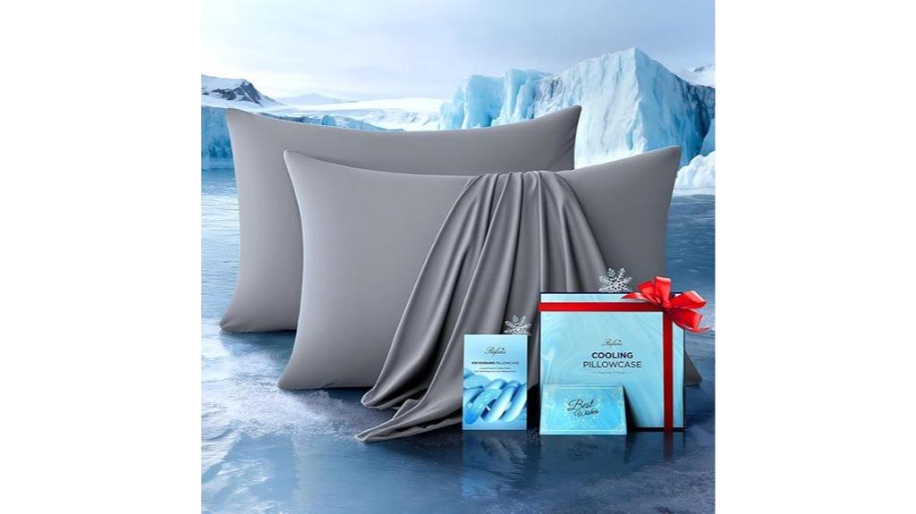 cool breathable pillowcases set