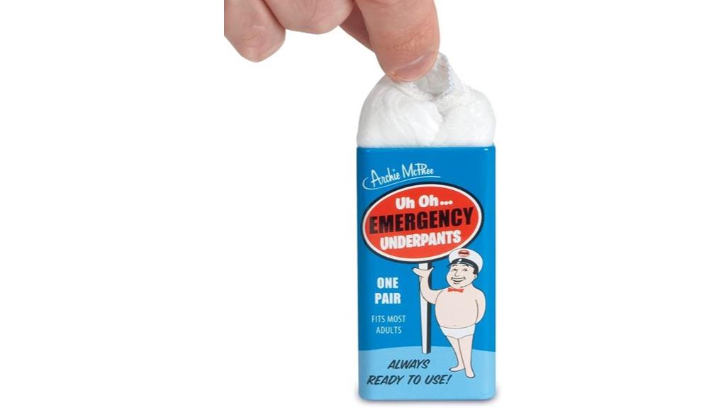 emergency underpants accessories