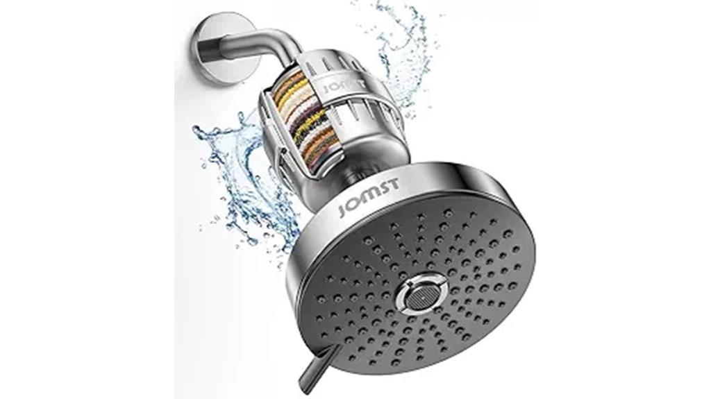 multi stage shower head filter