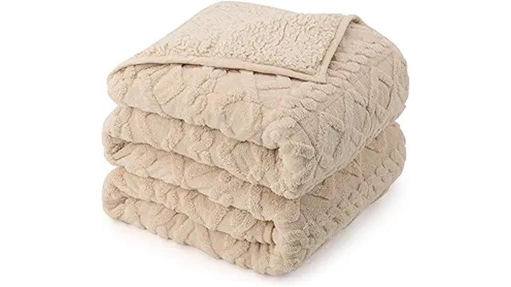 queen size 15lb sherpa blanket