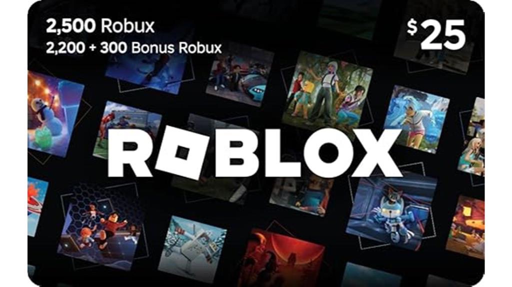 roblox gift card 2 500 robux