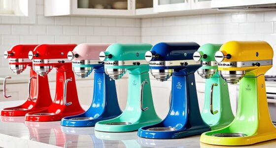 top kitchenaid mixer colors