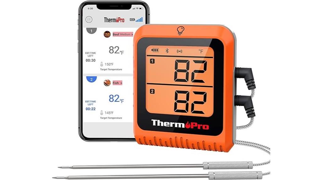 wireless bluetooth meat thermometer