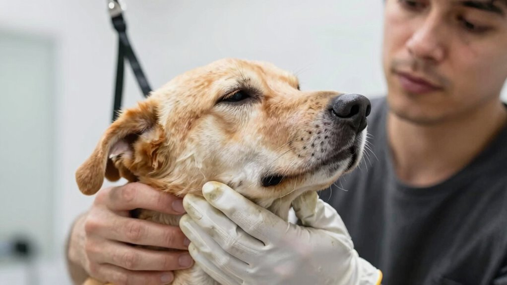 calm grooming chin rest