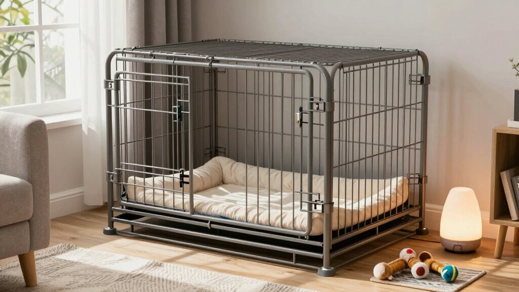 comfortable secure ventilated crate