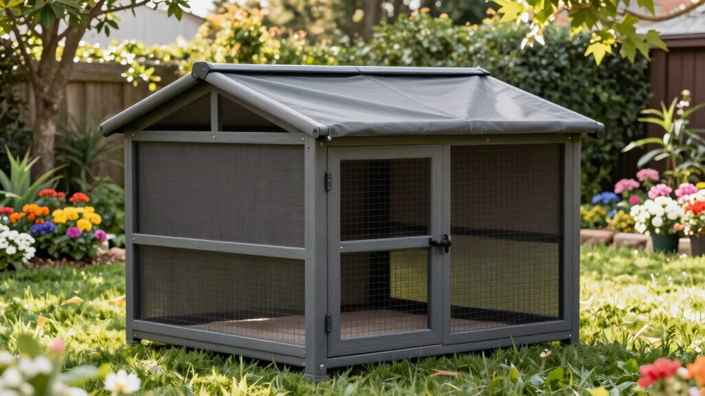 dog kennel size and safety