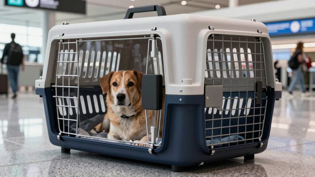 durable airline compliant pet crate