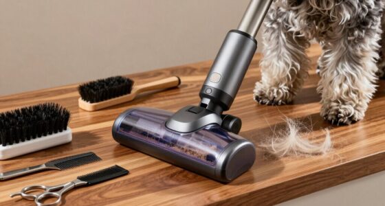 effectiveness of grooming vacuums