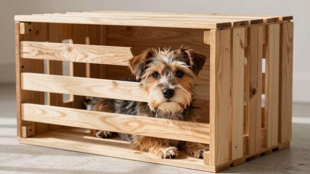 ensure proper crate ventilation